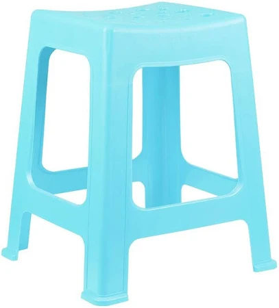 Asian Assorted Colour Plastic Cozy Stool 34x37x43 cm